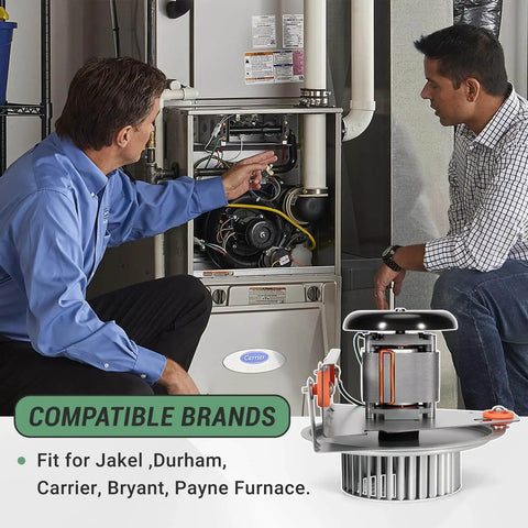 Must Have Durable Furnace Draft Inducer Motor Kit For Bryant Carrier Jakel With Blower Wheel And Mounting Bracket