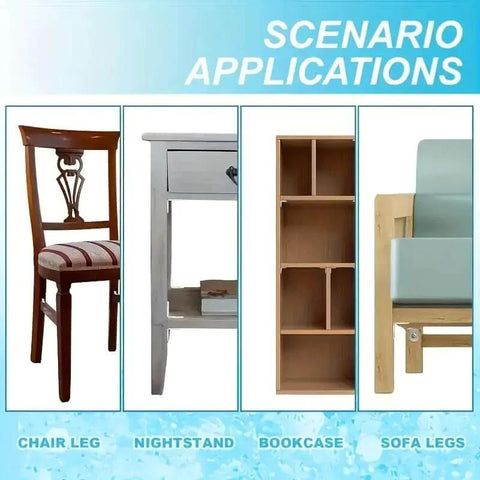 Applications of 10pcs Corner Bracket Set with Screws, Suitable for Wooden Furniture Like Chairs, Drawers, and Cabinets