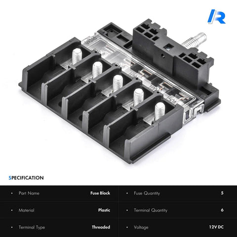 Durango And Grand Cherokee Fuse Block Replacement Kit, 12V Power Distribution Module, Beefed Up Heavy Duty Plastic Housing