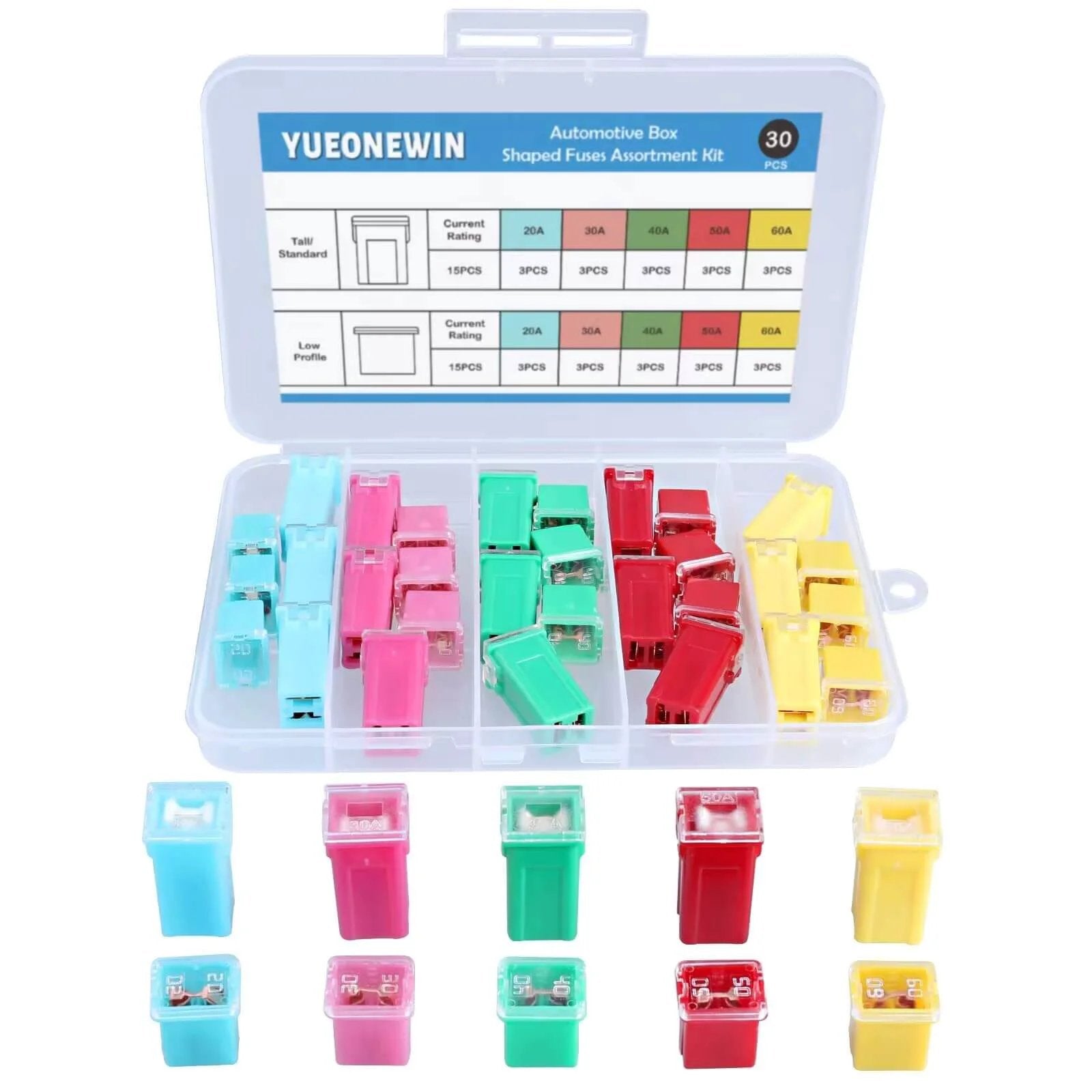 Car Fuse Box Shaped Combo Kit With Tall Standard And L...
