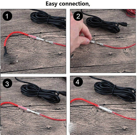 Connecting All In One Micro2 Fuse Tap Kit For 12V 24V Vehicles With Wire Harness And Blade Holder