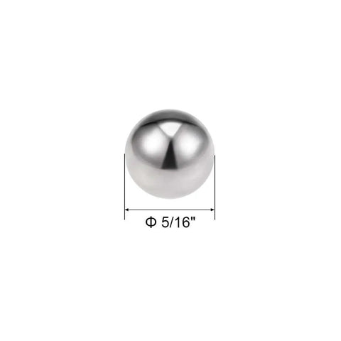 G100 Precision 5/16 Inch Stainless Steel Bearing Ball, smooth surface, 304 stainless, corrosion resistant for precision machinery and DIY
