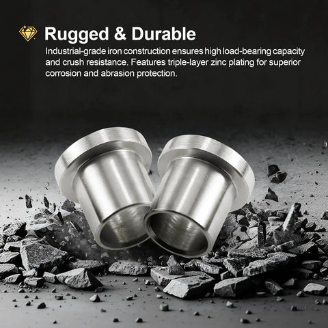 Four Pack Five Eighths To Twelve Millimeter Adapter Sleeve Bearing Reducer Bushing For Mini Bike Axle in galvanized iron