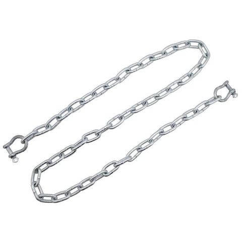 Extreme Max 3006.6572 BoatTector Galvanized Steel Anchor Lead Chain - 5/16" x 5' with 3/8" shackles for smooth mechanical systems