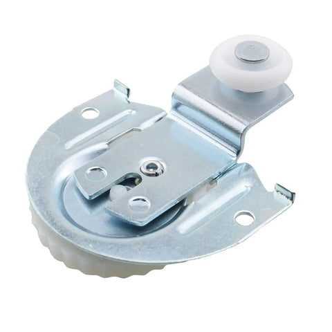 Sliding Cabinet Door Hardware Kit With Galvanised Steel Suspension Wheels For Wardrobe Closets, single durable door roller