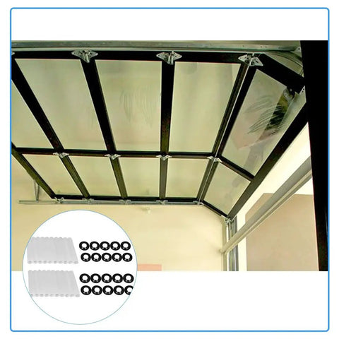 80mm Garage Door Hinge Quiet Roller Sleeves Cushions Between Roller And Hinge for Most Garage Doors, plastic set of 20