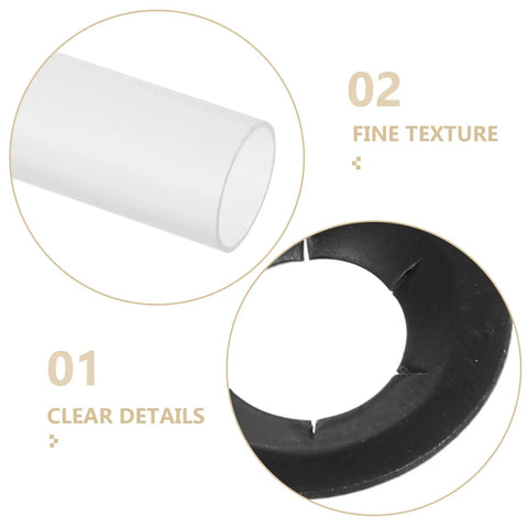 Close-up of Garage Door Hinge Roller Sleeves Kit With 20 Silent Plastic Rollers And Clips For Noise Reduction And Smooth Quiet Operation Easy Diy Installation Compatible With Multiple Door Models, showing texture and details.