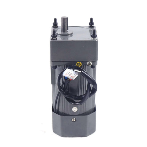 Front view of Electric Gear Motor 110V 90W 5K Electric Single-Phase High Torque AC Gear Reducer Motor with durable housing.