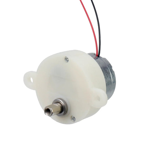 Front view of ✝️ Gear Motor 10 mm Shaft Size 3-Pack 5Rpm Gear Motor High with strong housing and smooth gear mesh for rotary equipment