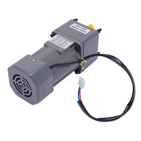 Gear Motor 12 mm Shaft Size 1-Pack Gear Motor 40K Electric for Rotary Equipment, featuring strong housing and wiring