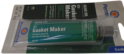 Gear Oil RTV Gasket Maker 3 Oz Silicone Sealant For Diffs And Transfer Cases, Withstand Gear Oil Friction Modifiers