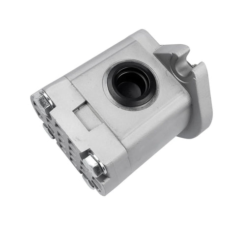 Getanye Gear Pump 9218005 4276918 Replacement for Hitachi EX100-3 EX120-5 EX200-5, side view of sealed metal gear pump