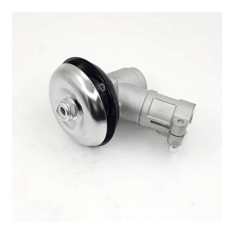 Front view of Fit for 26mm 28mm 7T 9T Gear Head Gearbox Accessory 7/9 Teeth Replacement Parts(26X9T), silver metal construction.