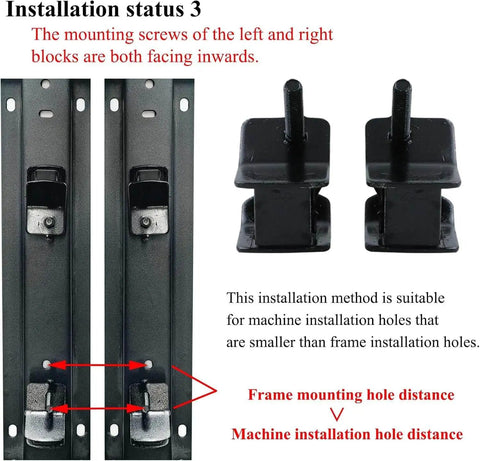 Protect your open-frame generator with this anti vibration rubber mount set, installation guide, suitable for small hole frames.