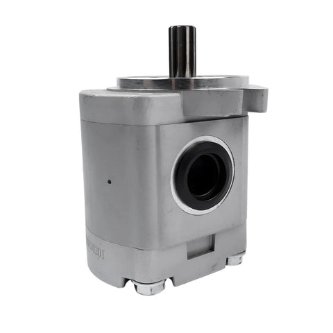 Getanye Gear Pump 9218005 4276918 Replacement for Hitachi EX series, close-up of sealed gear pump from side view.