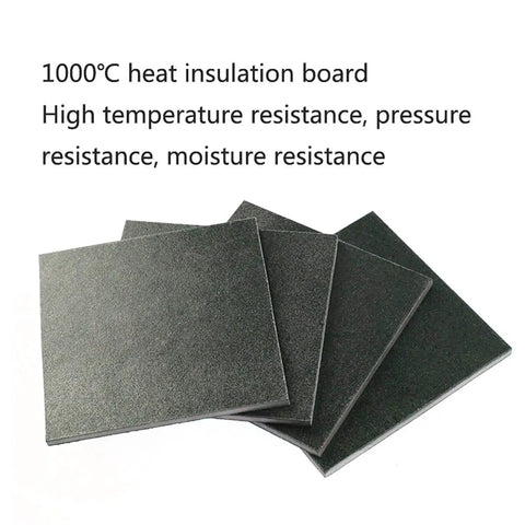 Glass Fiber Board Heat Resistant to One Thousand Degrees Celsius for Plastic Molds and Machinery Manufacturing, 6 mm by 100 mm by 100 mm