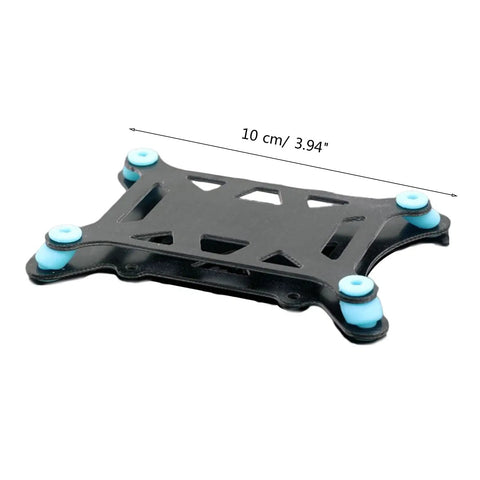 Glass Fiber Flight Controller Anti Vibration Damping Plate Mount For APM 2 6 APM 2 8 Pixhawk KK MWC Compatible, shown from above