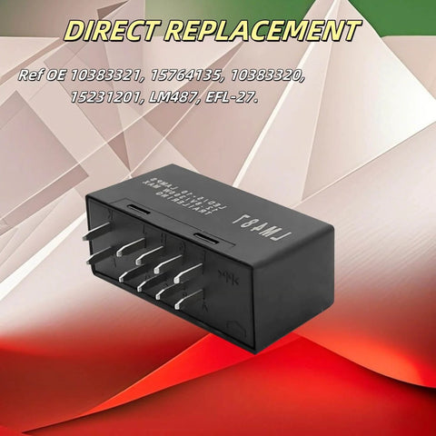 LED Flasher Relay For Hazard Warning And Turn Signals, Hyper Flash Fix Module Blinker For 2003-2006 Chevy Silverado