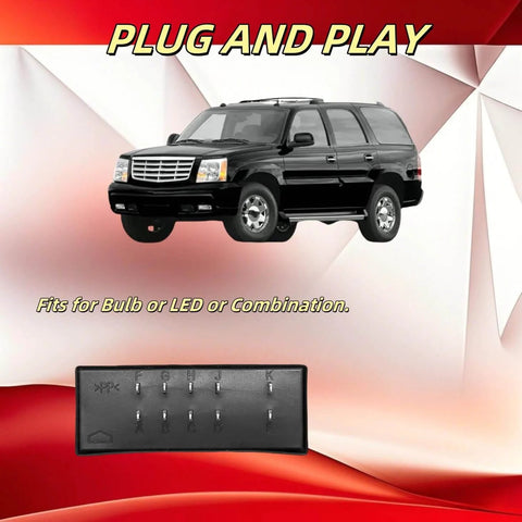 LED Flasher Relay For Hazard Warning And Turn Signals, Hyper Flash Fix Module Blinker next to 2003-2006 Chevy SUV.