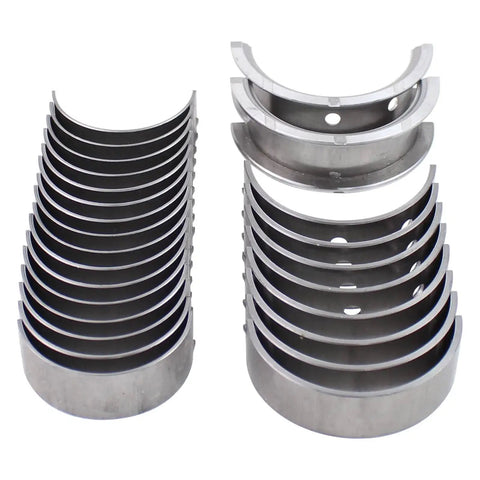 Main Rod Bearings Set For GM V8 Engines Fits Chevrolet Express Suburban Silverado GMC Savana Sierra shown in metal
