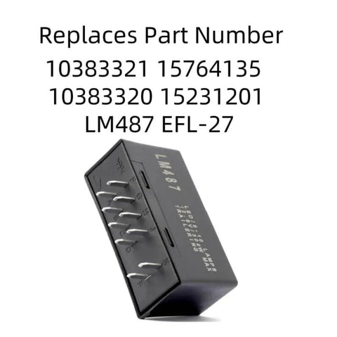 LED Flasher Turn Signal Relay For GM Trucks And SUVs Replaces LM487 10383321 15231201 15764135 10383320 EFL27 10 Pin GMT800