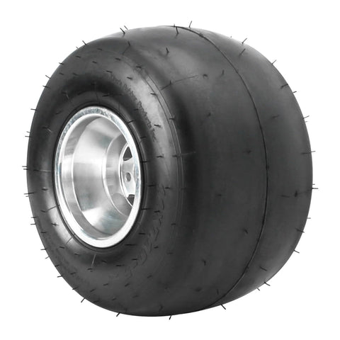 High Performace Go Kart Tire and Rim, 11x7.10-5 Go Cart Rear Wheel and Racer Tire Fit Bolt Pattern 50mm, slip tread, aluminum alloy