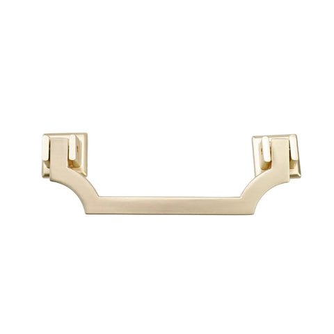 Gold Brushed Cabinet Handles Pulls Set Of 4 Zinc Alloy Drawer Knobs with 96mm hole center, textured copper wire drawing surface