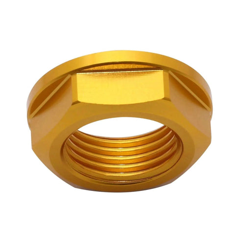 Gold M18 Front Wheel Axle Lock Nut Bolt Accessories for Yamaha YZ250F YZ250FX Kawasaki KX125 KX250 Suzuki RM-Z250 DR-Z400E 2000-2021