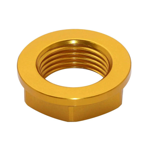 M18 Front Wheel Axle Lock Nut Bolt Accessories for Yamaha YZ250F YZ250FX Kawasaki KX125 KX250 Suzuki RM-Z250 DR-Z400E 2000-2021(Gold)