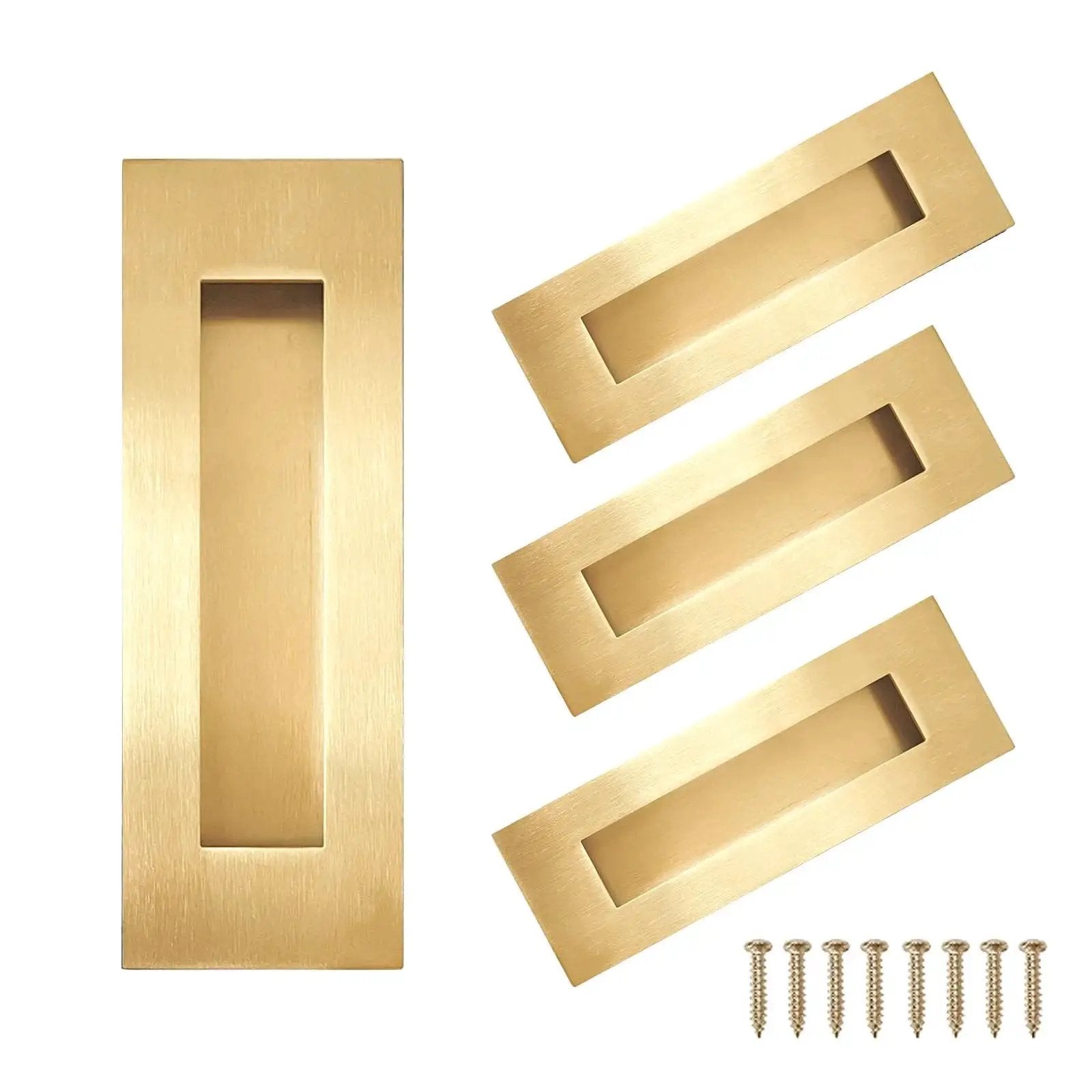 Recessed Finger Flush Pulls For Pocket Doors And Slidi...