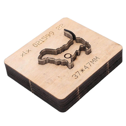 Golden Retriever Dog Shape Cutting Die For Leather And More High Density Alloy Steel Punch Cut Mold For Cardboard Rubber Plastic Clay Wood Fabric For DIYers Craft Projects