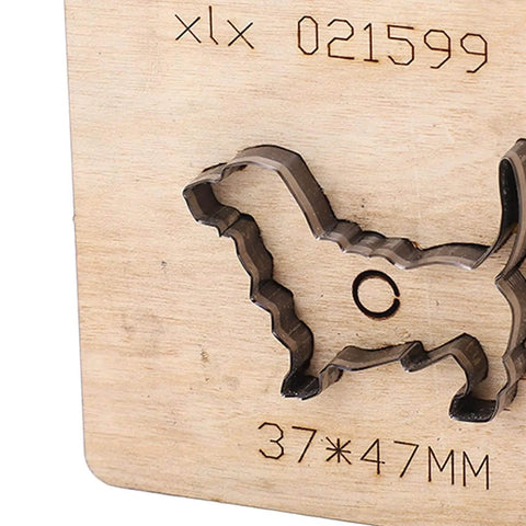 Golden Retriever Dog Shape Cutting Die For Leather And More High Density Alloy Steel Punch Cut Mold for DIY Projects
