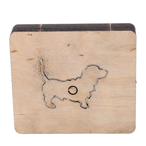 Golden Retriever Dog Shape Cutting Die For Leather And More High Density Alloy Steel Punch Cut Mold For DIY Projects