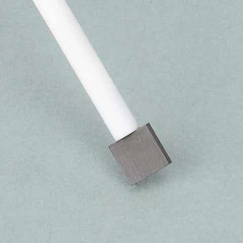 Ultra Pure Graphite Sheet Electrode 10x10x3 Millimeter With Copper Core And PTFE Coating For Electrochemistry Applications