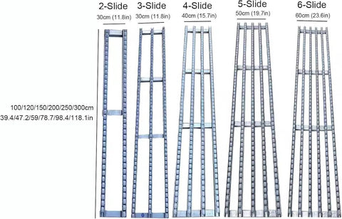 Light Duty Gravity Conveyor Slides With ABS Plastic Roller System And Stainless Steel Frame Two Slide 200 Cm Long Lightweight Rollers