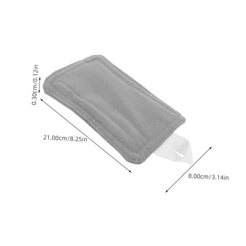Gray cushion from Experience quiet living with this 2-pack door silencer cushion set that reduces slams in bedrooms, nurseries, and offices; tool-free installation, soft foam protection for doors and walls, durable latch cover for steady, silent closures.