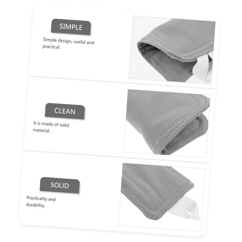 Two Pack Door Silencers For Noise Reduction And Quiet Door Closer Cushion Easy Install Gray with simple solid clean design