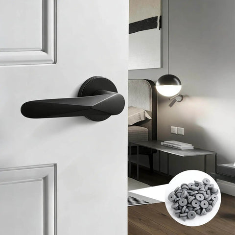 100 Pack Rubber Door Silencers For Metal Doors Half Inch Diameter Anti Collision Silencer Hinge Outlet Stop Noise Reducer Soft Silicone For Metal Frames Keeps Doors From Slamming And Cuts Noise Gray
