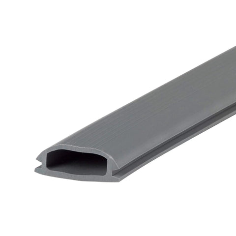 1-1/4 in. x 3/4 in. x 36 in. Gray Vinyl Replacement Insert for Adjustable Aluminum Threshold close-up view