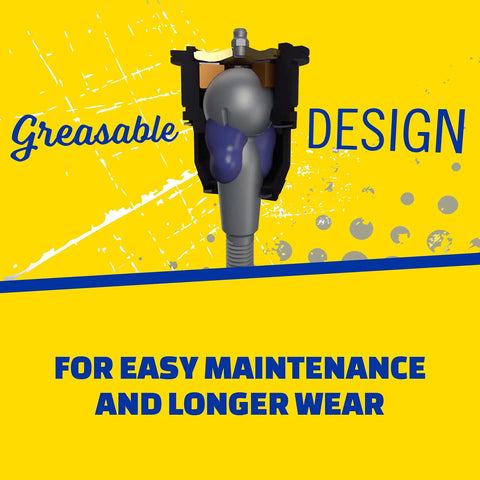 Cross-section of Front Lower Rear Outer Suspension Ball Joint Replacement For Mercedes-Benz E350 showing greaseable design