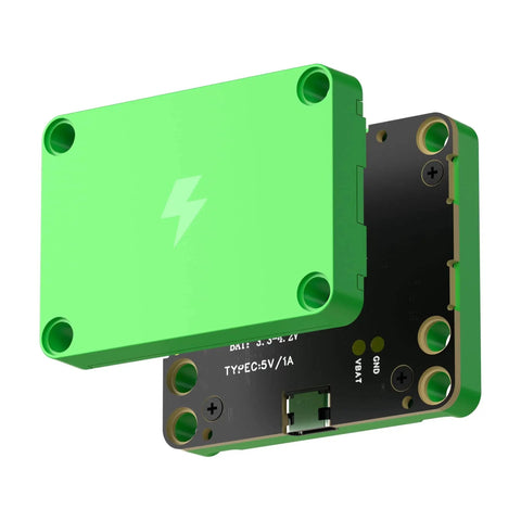 600mAh Magnetic Snap On Battery Module For AI Robot Companion AIPI Lite Compact Portable Design Green Module