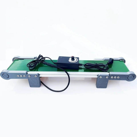 Desktop Belt Conveyor With Stepless Speed Control For Packaging Factories And Assembly Lines Small Laboratory Conveyor 10 By 100 Cm