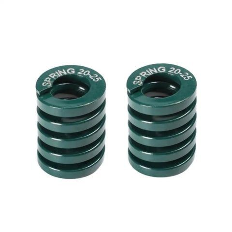 2Pcs Green 3D Printer Die Spring Set 20mm Outer Diameter 10mm Inner Diameter 25mm Length Beefy Load Steel Spiral Springs