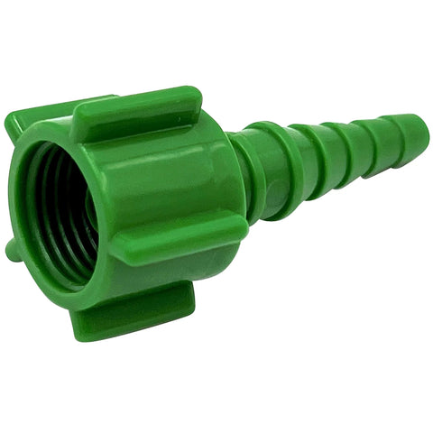 Green Amazon BISS oxygen tubing swivel nipple Christmas tree connector