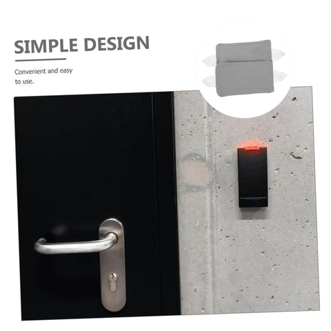 Two-piece door silencers stop slams in nurseries, daycares, bedrooms, and offices; easy no-drill installation with no surface damage