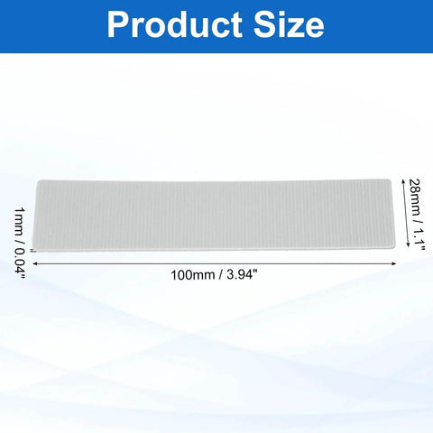 Twenty Pcs Plastic Flat Shims For Leveling One Millimeter One Thirty Second Inch Structural Tile Composite Shims image