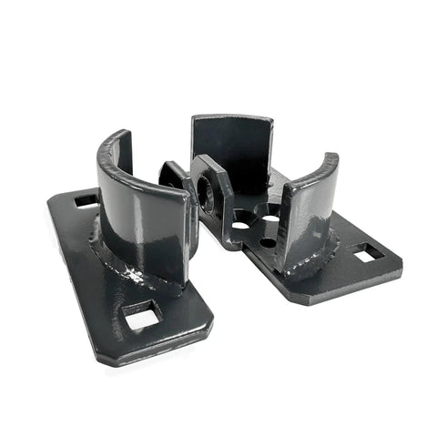 Short Puck Hasp Mount For Vans And Sheds With Extra Security Features No Backplates Grey PC Puck Mountable For Hockey Puck Style Padlocks