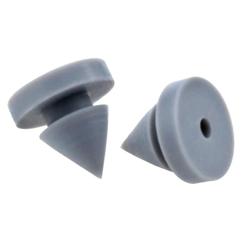 Door Silencers One Half Inch Hinge Outlet Rubbers For Metal And Wood Doors, Heavy Duty Noise Reduction, 16 Pack In Grey