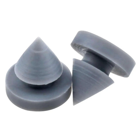 Door Silencers One Half Inch Hinge Outlet Rubbers For Metal And Wood Doors, Heavy Duty Noise Reduction, 16 Pack In Grey, High Temperature Resistant
