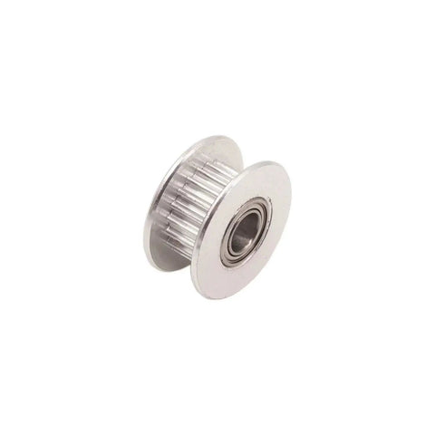 GT2 Idler Pulley 20 Tooth 5mm Bore For 6mm Width Timing Belt Aluminum With Oxidation Treated Finish Side View